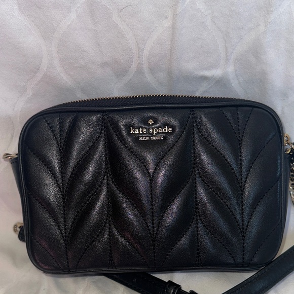 Kate Spade Navy Quilted Crossbody Bag - Picture 7 of 7